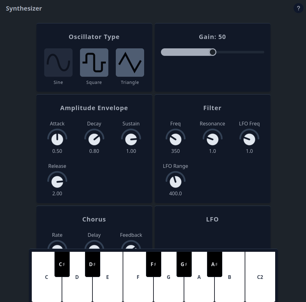 Thumbnail for synthesizer project